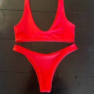 Reversible Tiny Red Bikini
